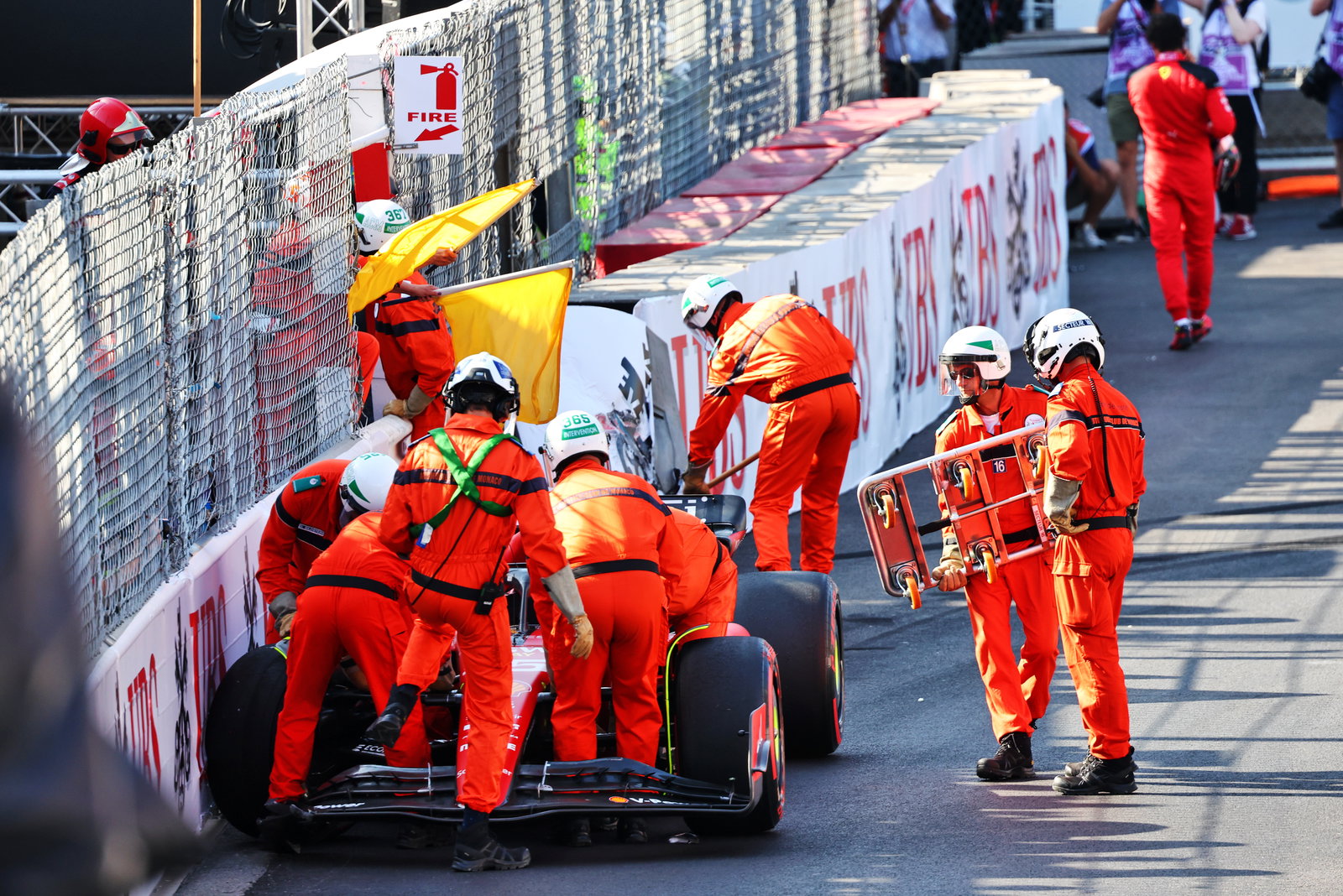 F1 Monaco GP: Max Verstappen heads Charles Leclerc in second practice as Carlos Sainz crashes
