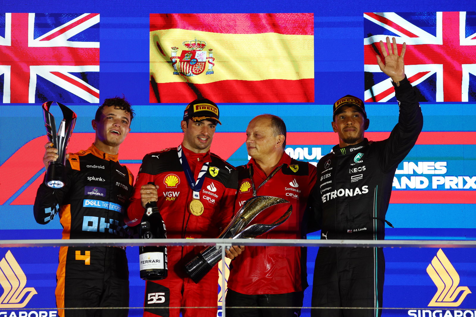 Toto Wolff reveals Mercedes data showed they’d finish 1-2 after second pit stop at Singapore Grand Prix