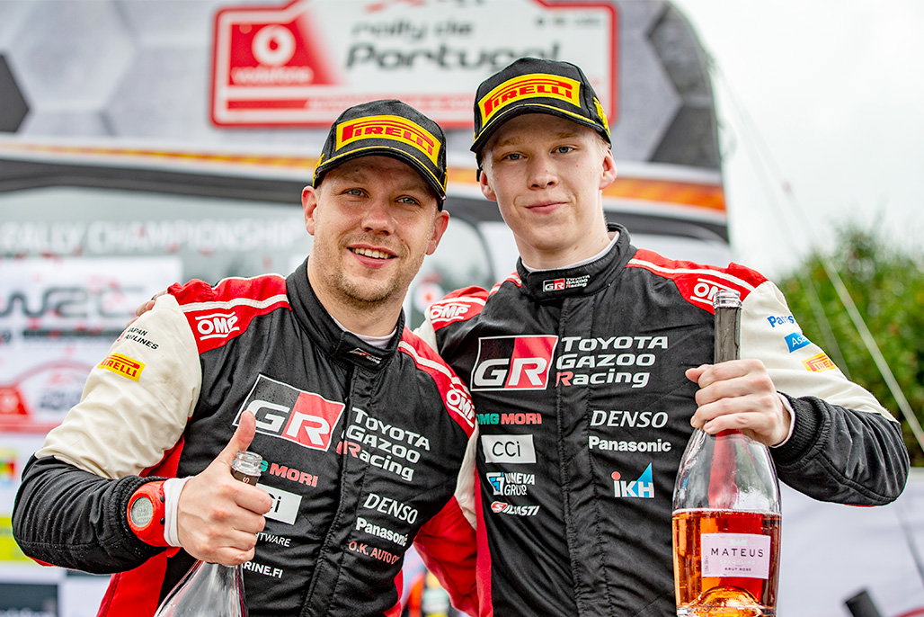 Podium WRC Portugal, Hyundai Motorsport Sanjung Sordo