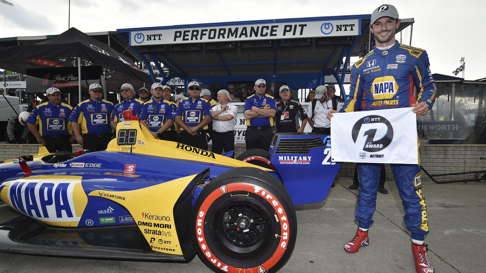 Chevrolet Detroit Grand Prix Race 1 - Mulai Grid