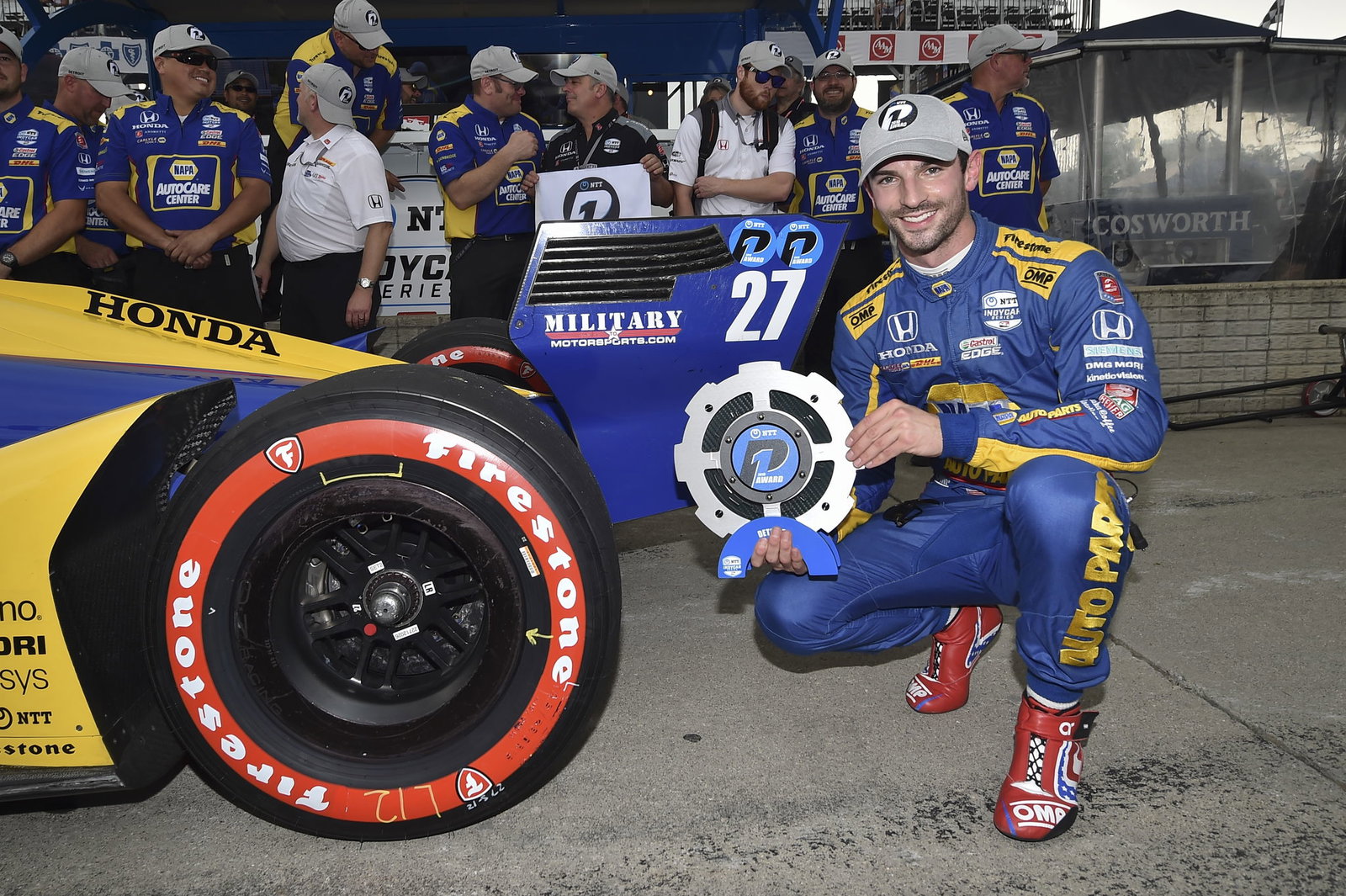 Chevrolet Detroit Grand Prix Race 1 - Mulai Grid