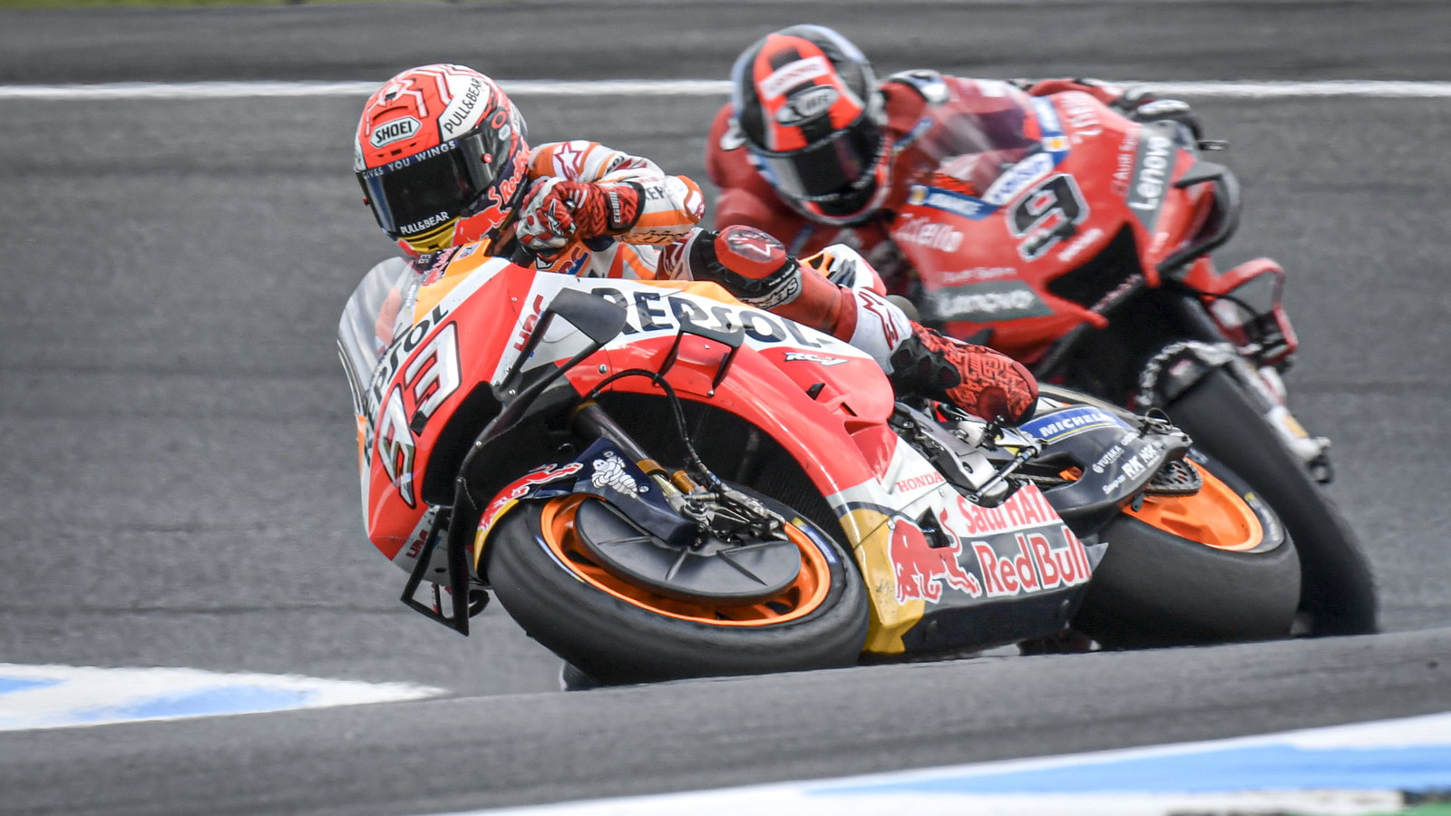 Marc Marquez, Danilo Petrucci, Honda, Ducati, MotoGP, Australian MotoGP, Phillip Island,