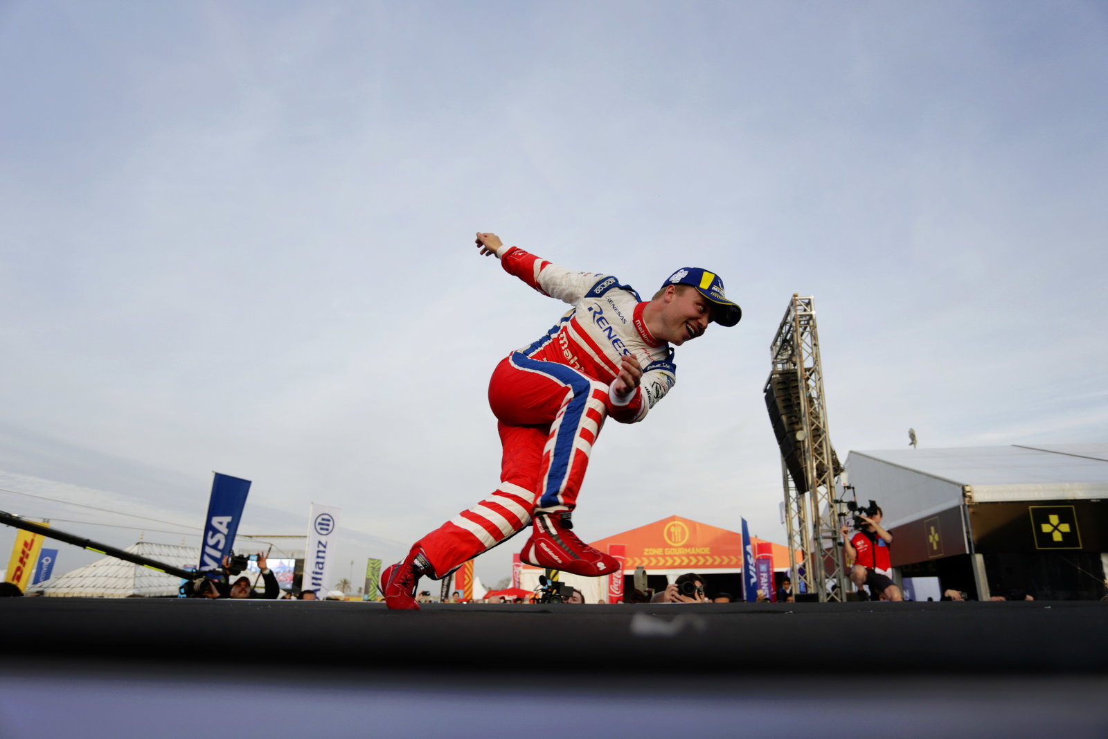 Nico Müller tops Formula E rookie test with Marrakesh track record
