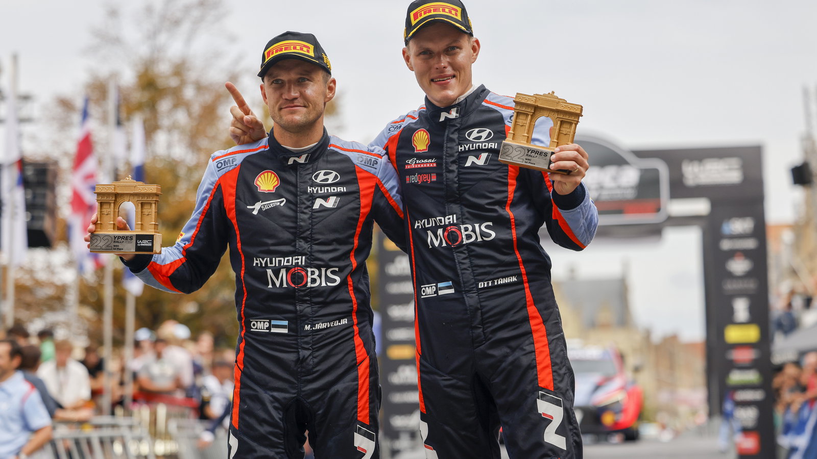Hyundai's Ott Tanak seals maiden Ypres Rally victory from Elfyn Evans