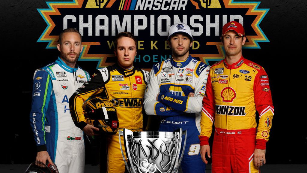 Ross Chastain, Christopher Bell, Chase Elliott, Joey Logano