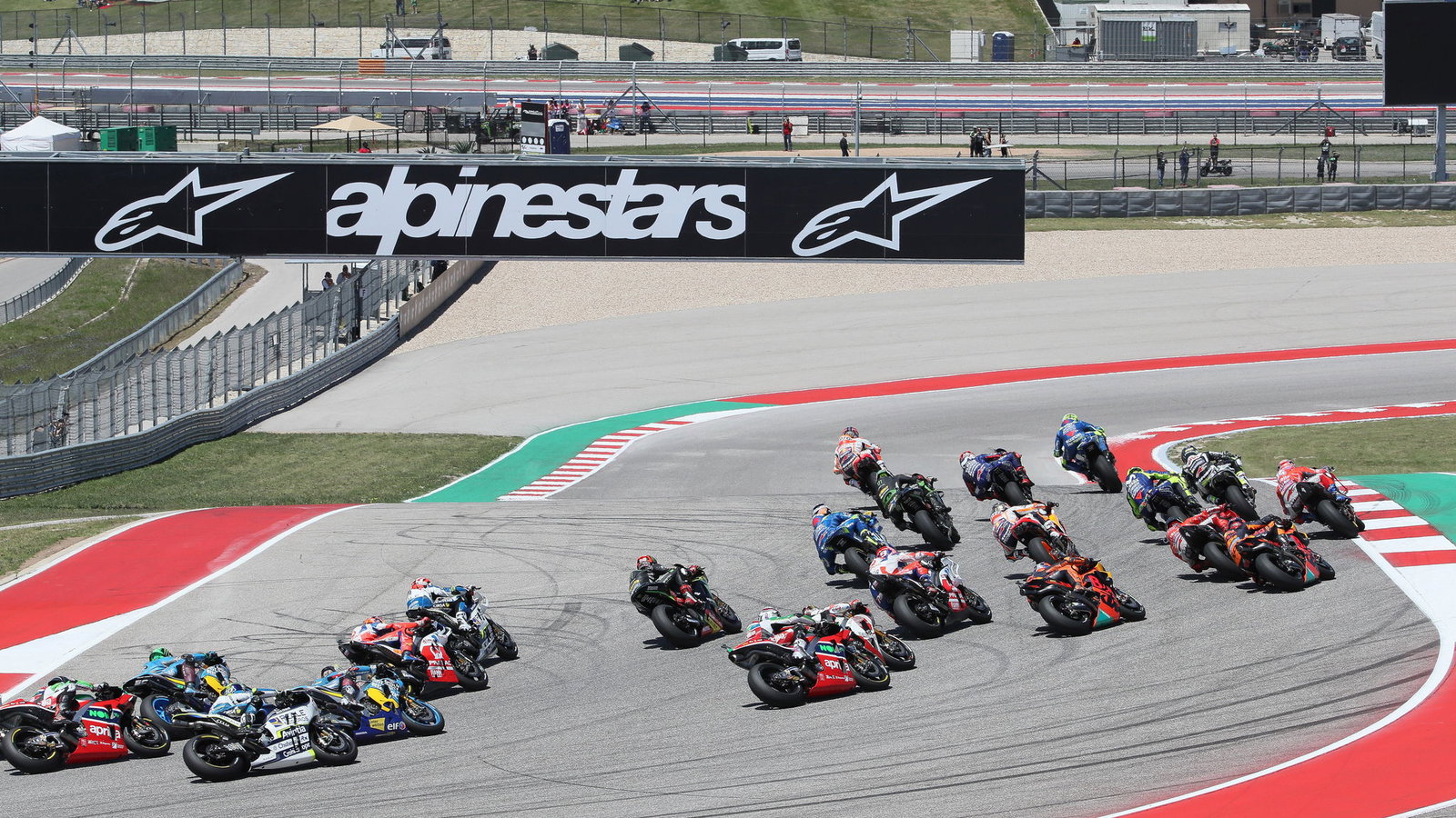 MotoGP race start, COTA,