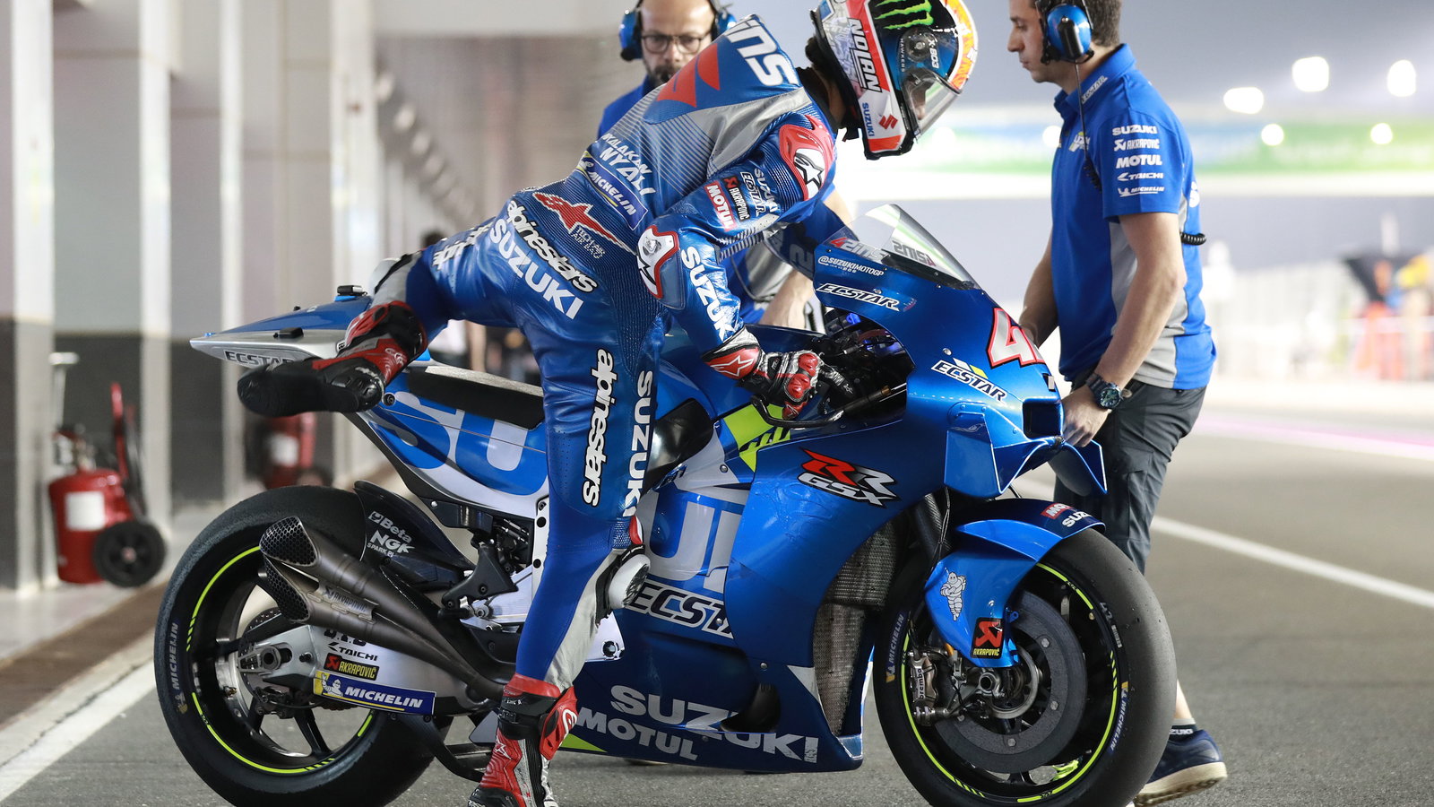 Qatar Test: Suzuki rules day one at Qatar test