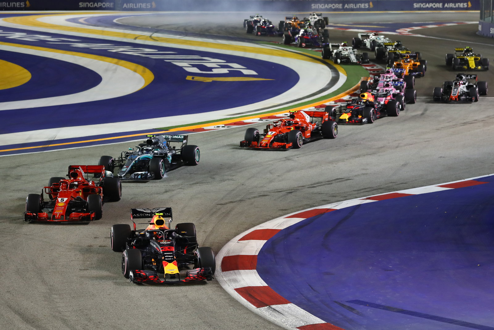 Formula 1 Singapore Grand Prix - Starting Grid