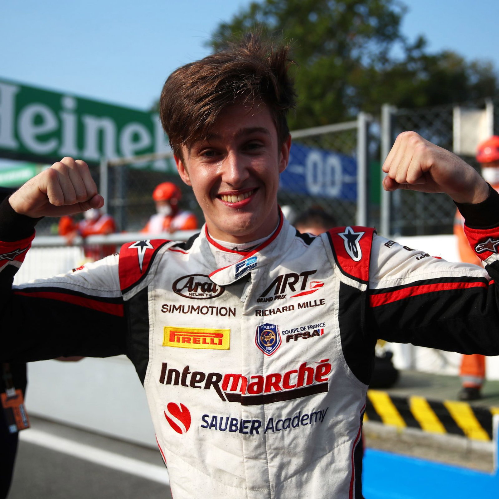 Pourchaire Menangi Feature Race F2 Imola di Bawah Safety Car