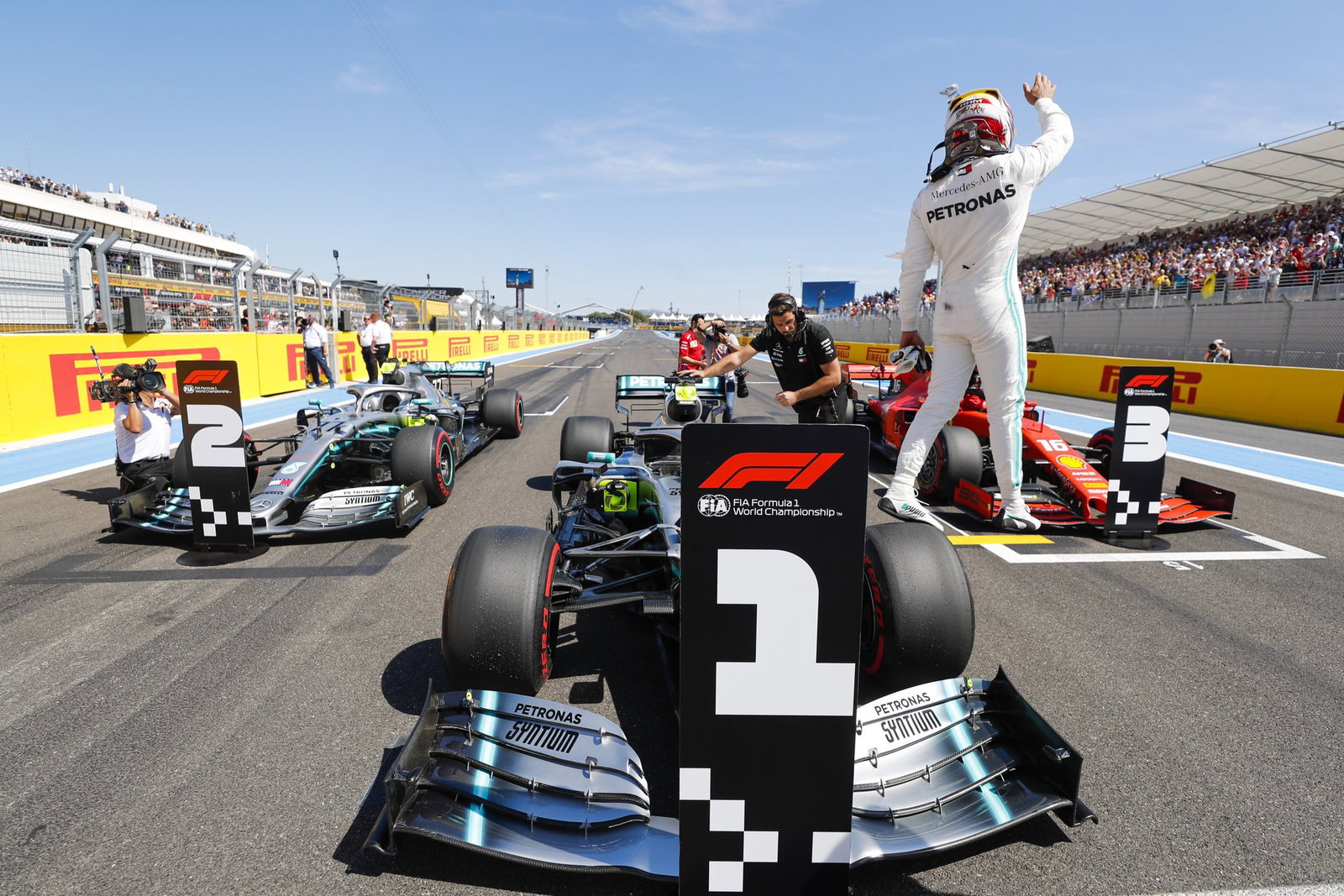 Lewis Hamilton takes comfortable French GP win in Mercedes one-two