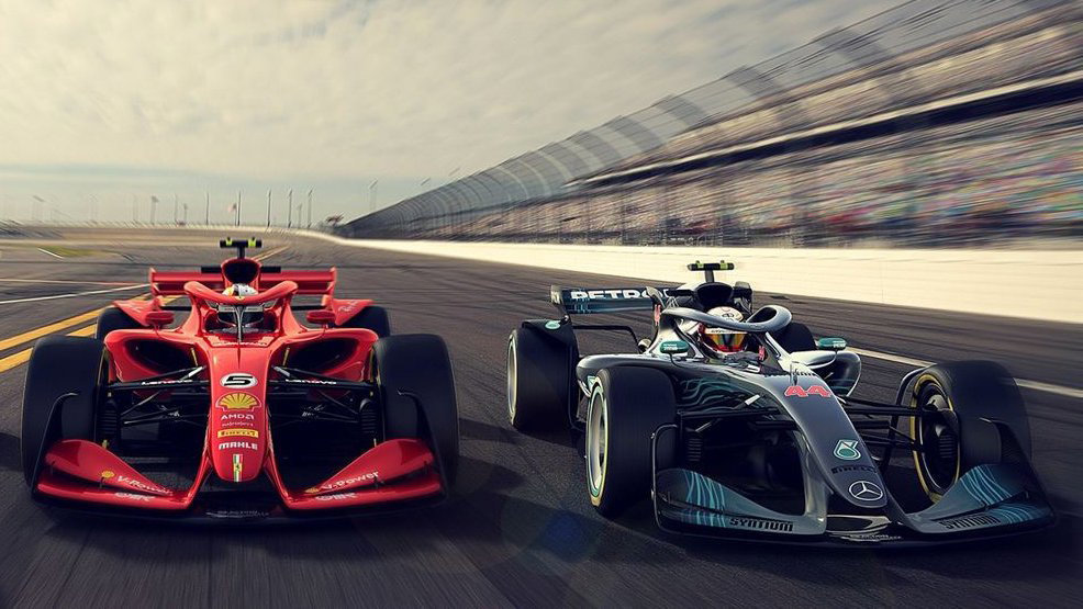 F1 mengungkapkan desain mobil konsep untuk tahun 2021
