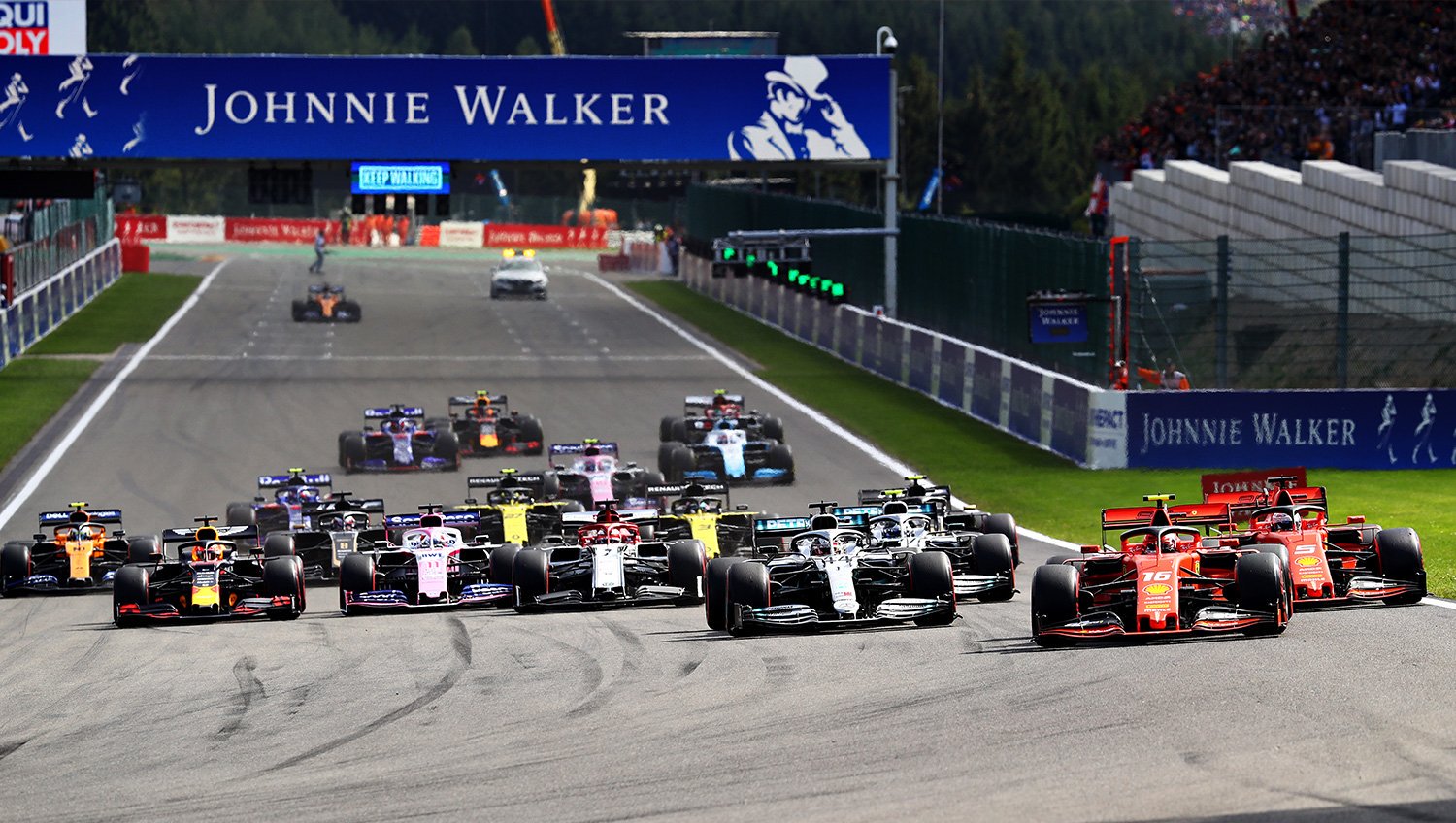 Formula 1 Belgian Grand Prix - Starting Grid