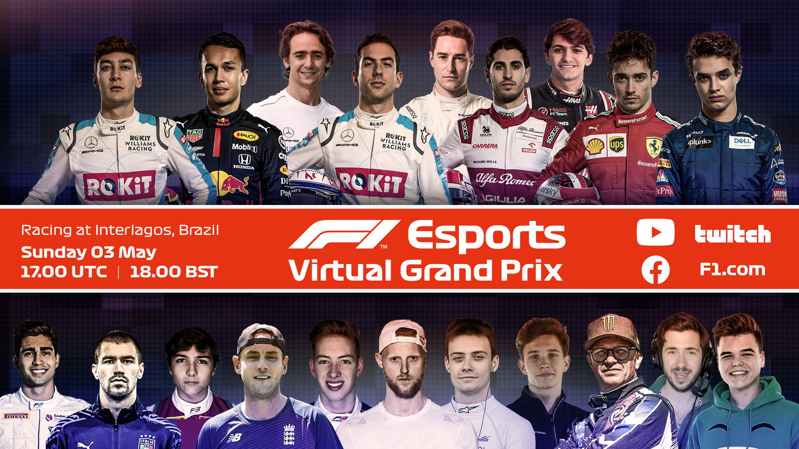 Alex Albon mengakhiri kemenangan Charles Leclerc di Virtual GP yang mendebarkan