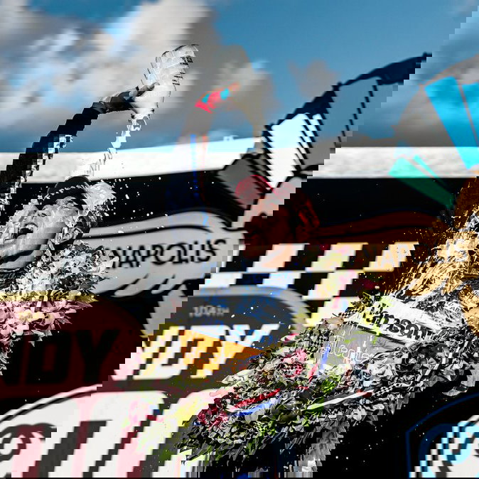 Tony Kanaan relieved to crack podium drought at Gateway