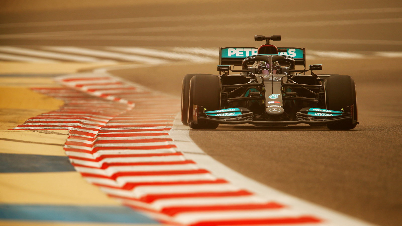 Mercedes’ secretive W12 floor revealed as Bahrain F1 test begins