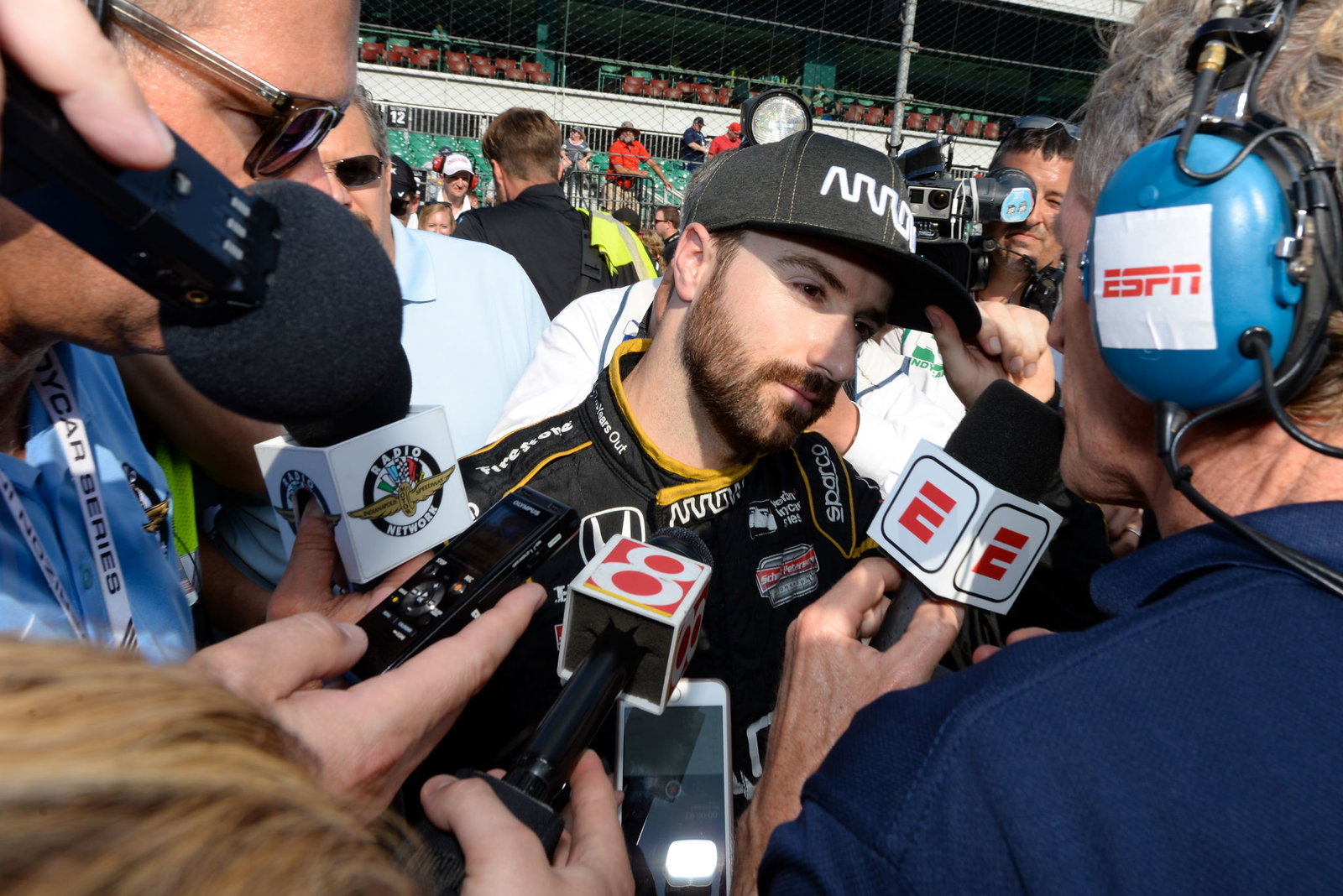 Ed Carpenter charges to Indianapolis 500 pole ahead of Penske trio