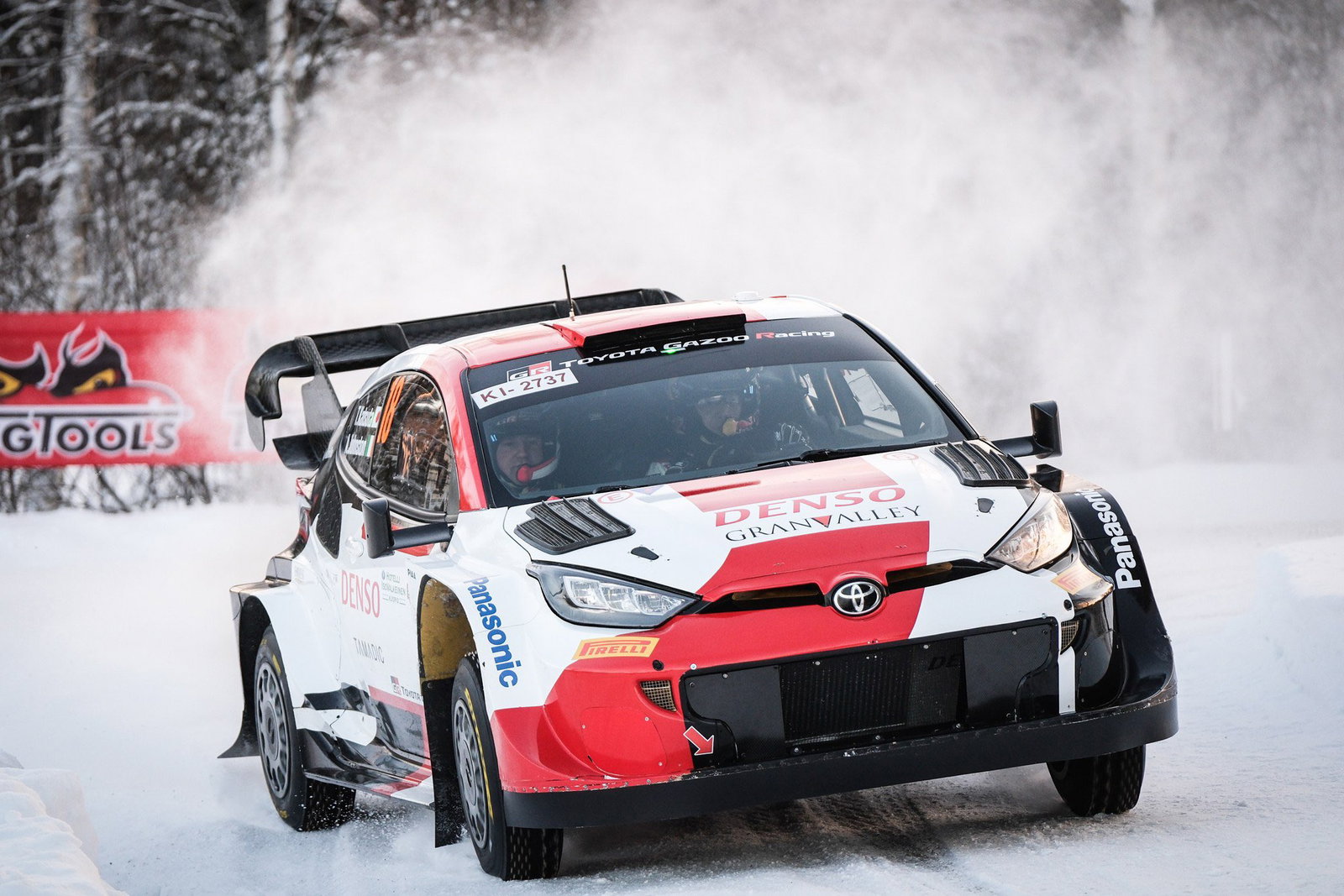 Rovanpera sets the pace on Rally Sweden shakedown from Lappi