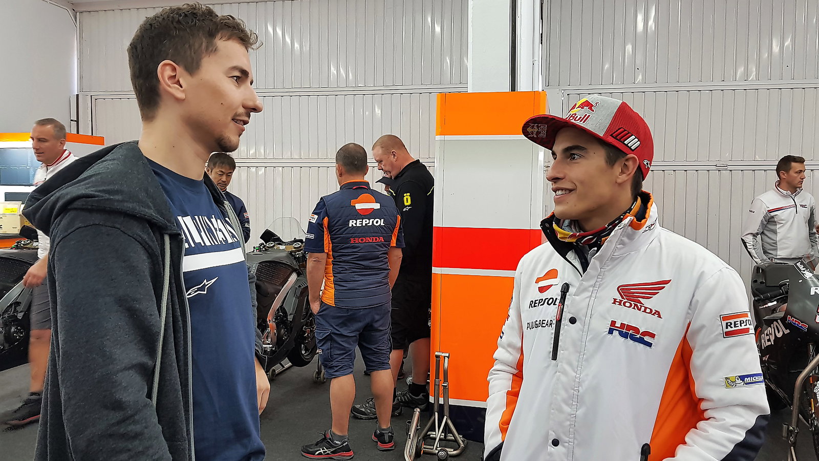 PICS: Behind the scenes at Lorenzo's Honda MotoGP debut