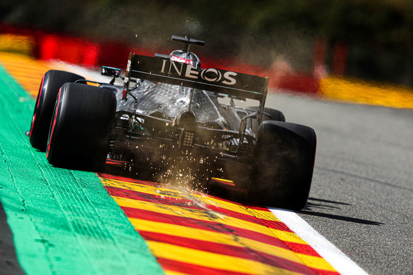 McLaren's Carlos Sainz out of F1 Belgian GP with exhaust failure