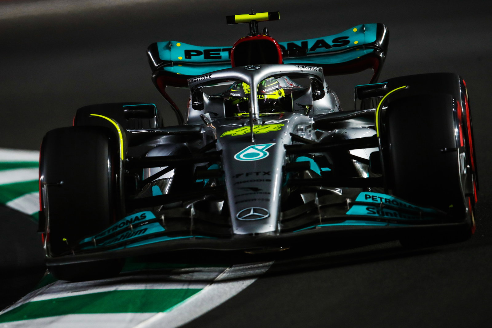 F1 Saudi Arabian GP: Sergio Perez beats Ferraris to claim first career pole