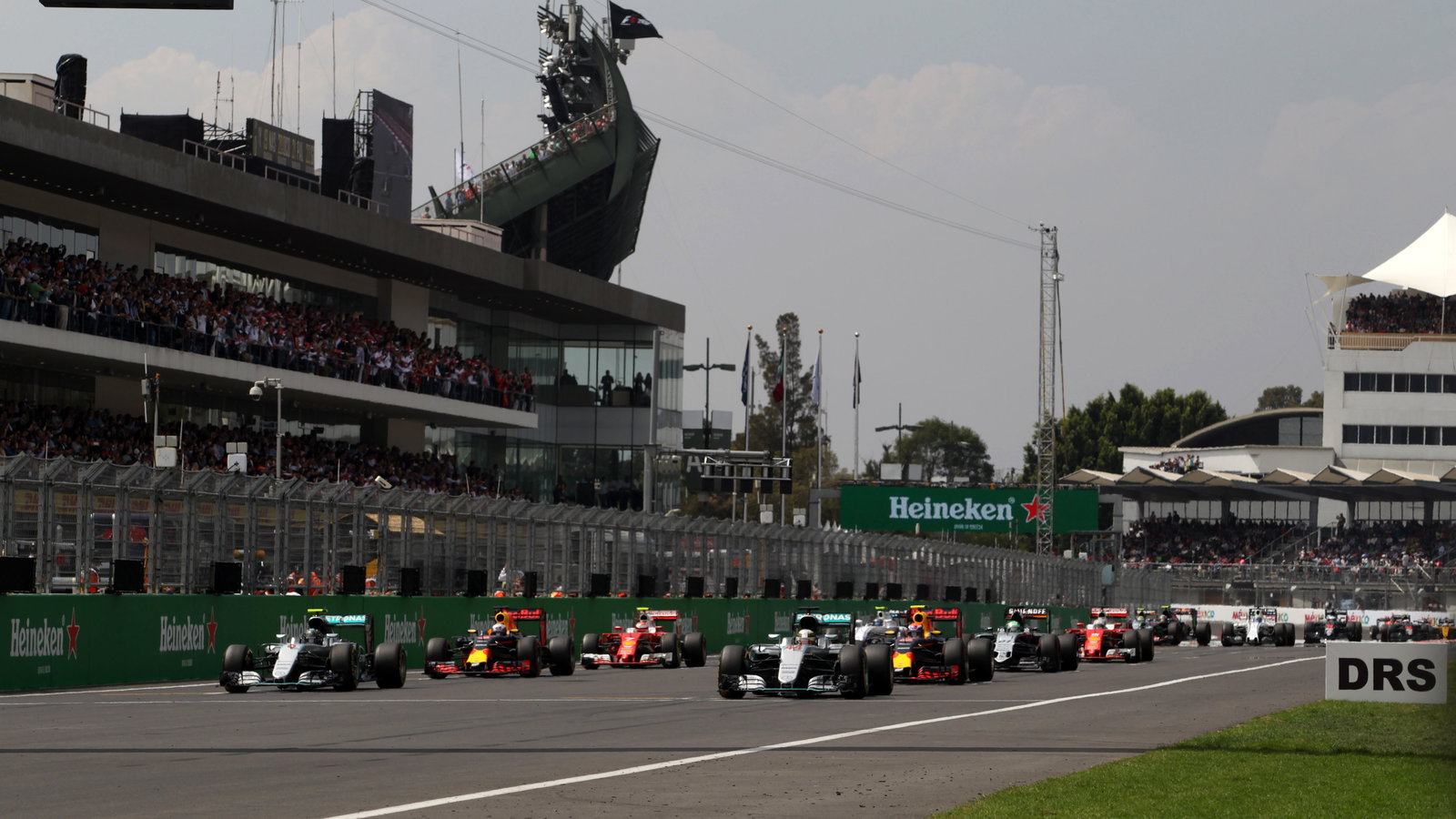 Mexican Grand Prix, race start,