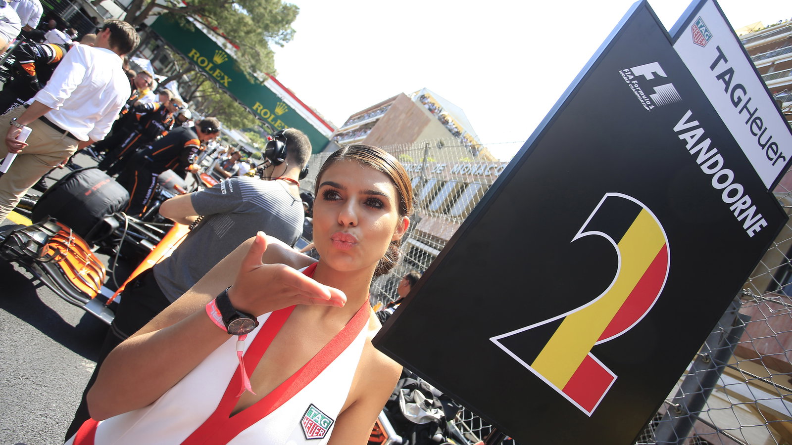 Monaco GP, grid girls,
