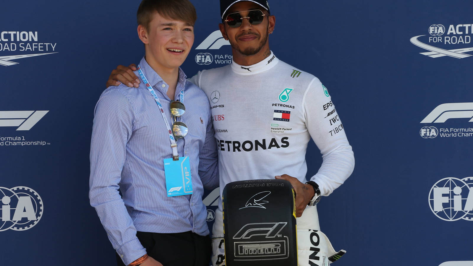 Billy Monger, Lewis Hamilton, F1,