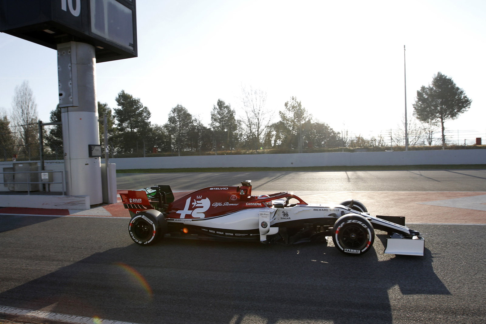 Barcelona F1 Test 1 Times - Monday 4PM