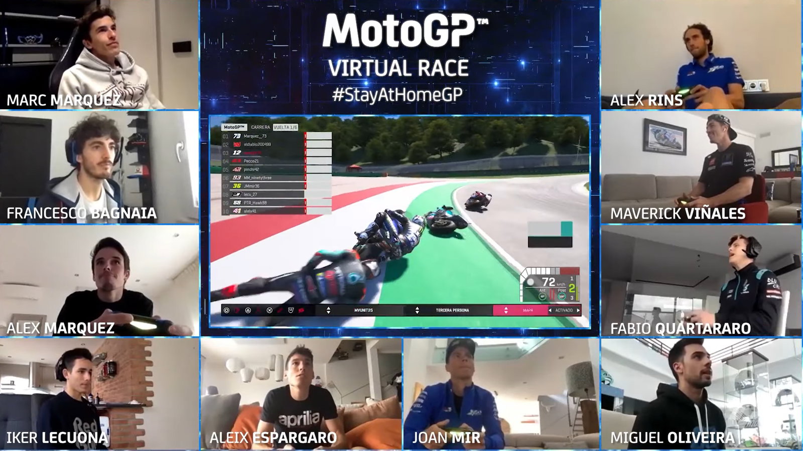 Bagnaia highside ends 'fun' MotoGP Virtual victory challenge