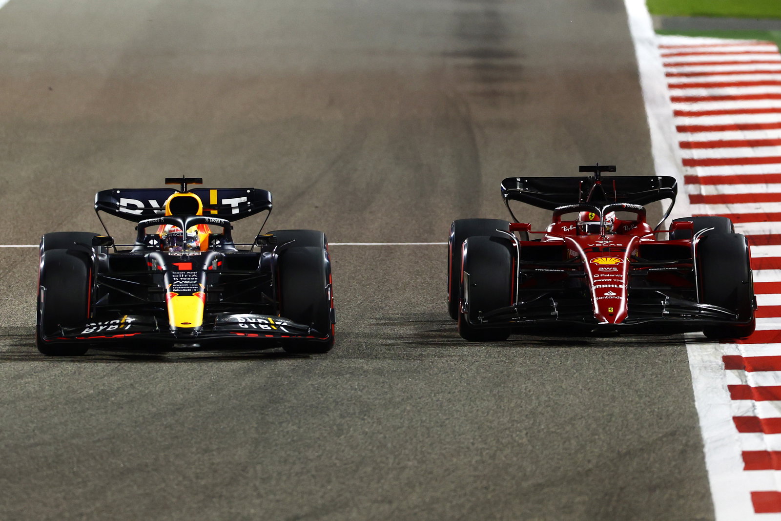 Charles Leclerc heads Ferrari 1-2 as Max Verstappen retires in F1 Bahrain GP