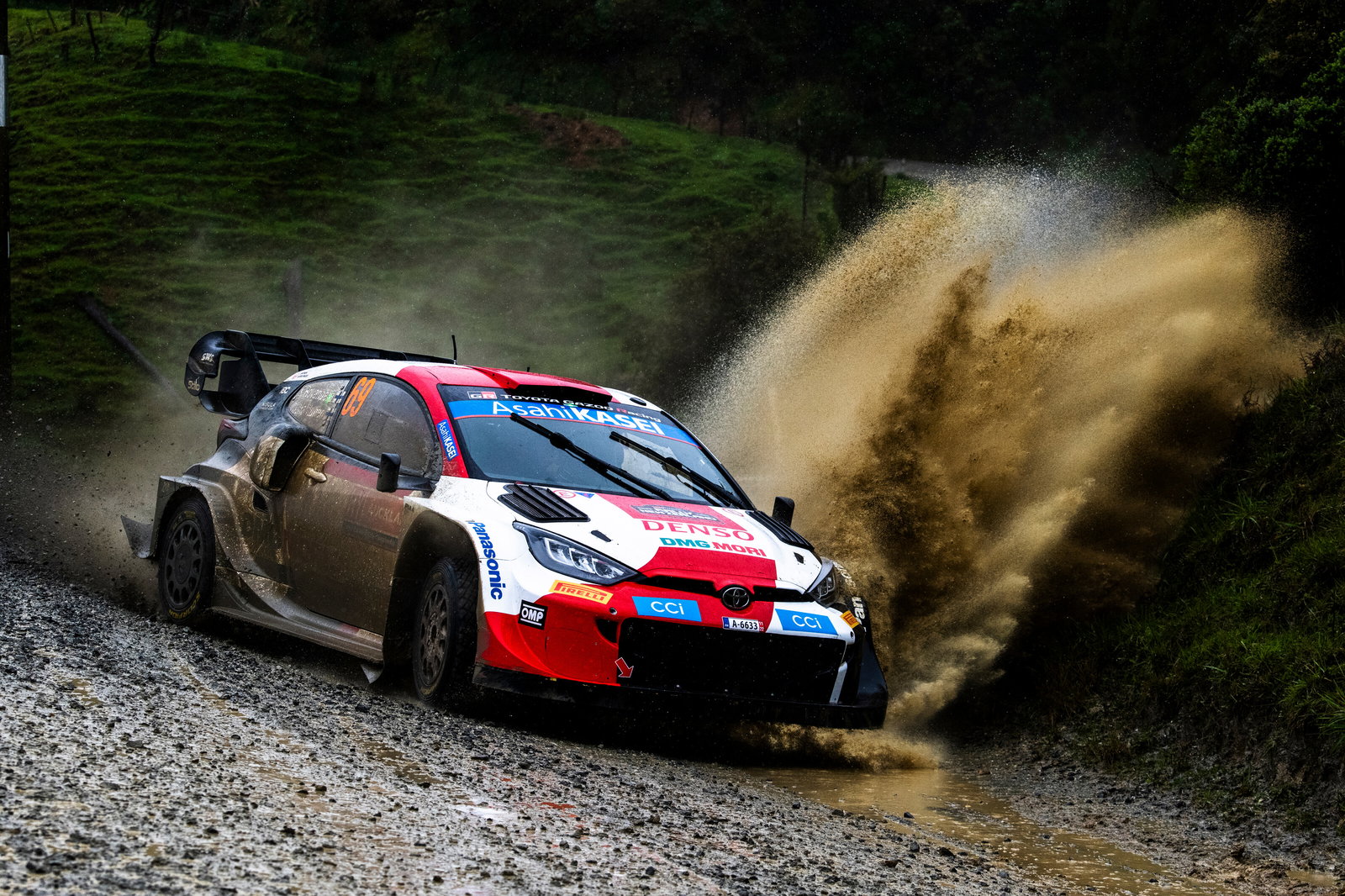 Tanak fends off rivals to hold narrow Rally New Zealand lead