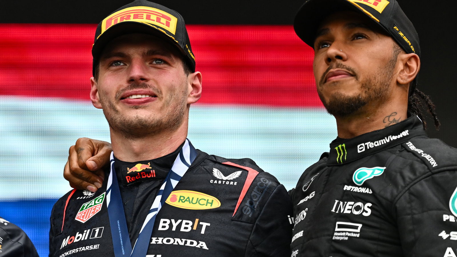 Lewis Hamilton claims he would be making F1 rival Max Verstappen's life more difficult if he was driving Red Bull