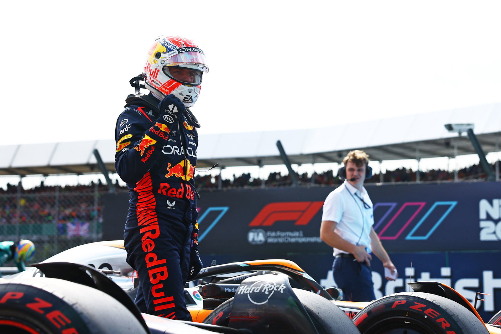 Lando Norris jokes: ‘Max Verstappen always ruins everything’ after missing out on home pole at British GP
