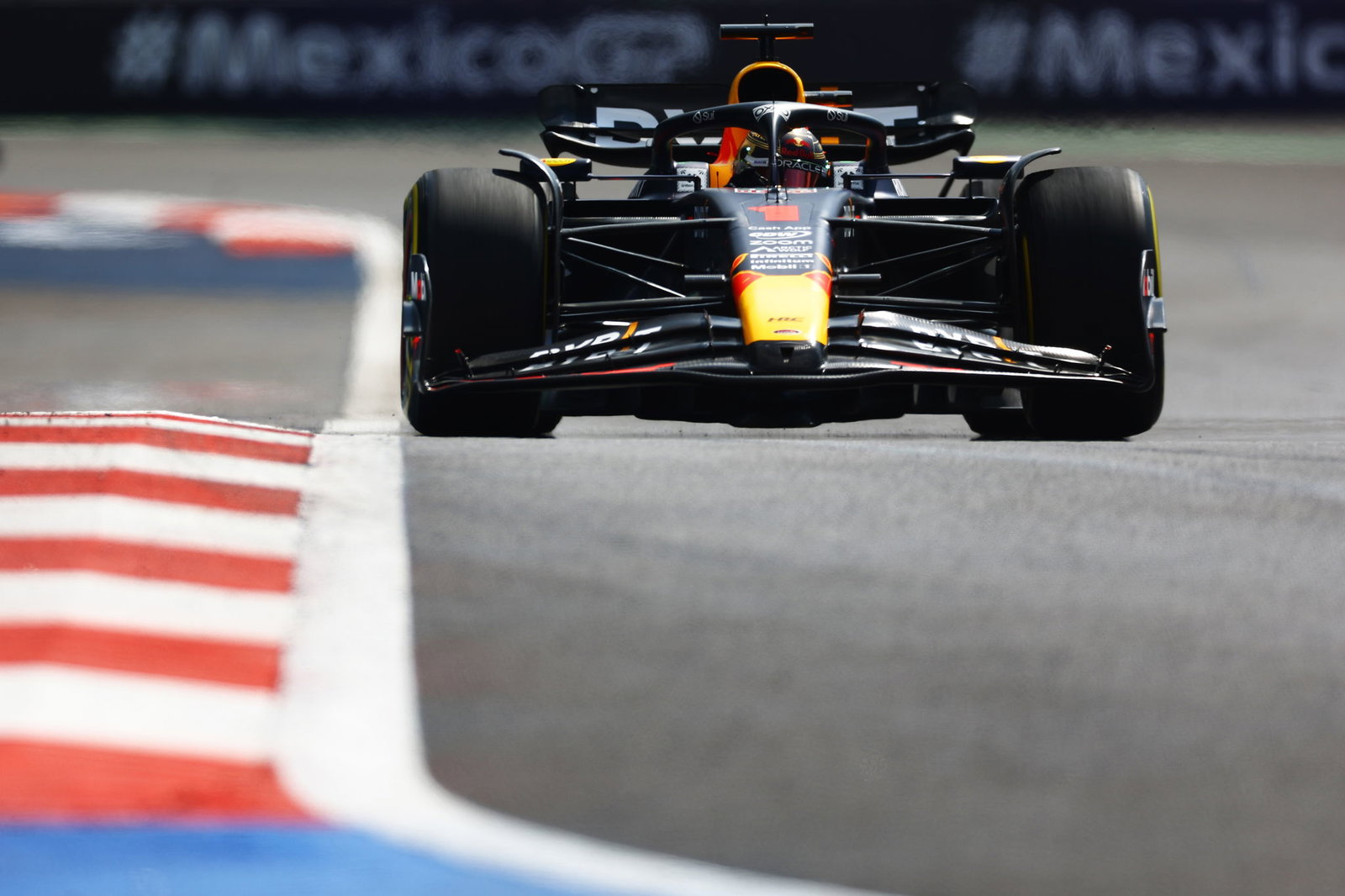 Max Verstappen laughs at Valtteri Bottas after battle in Mexico City Grand Prix FP2