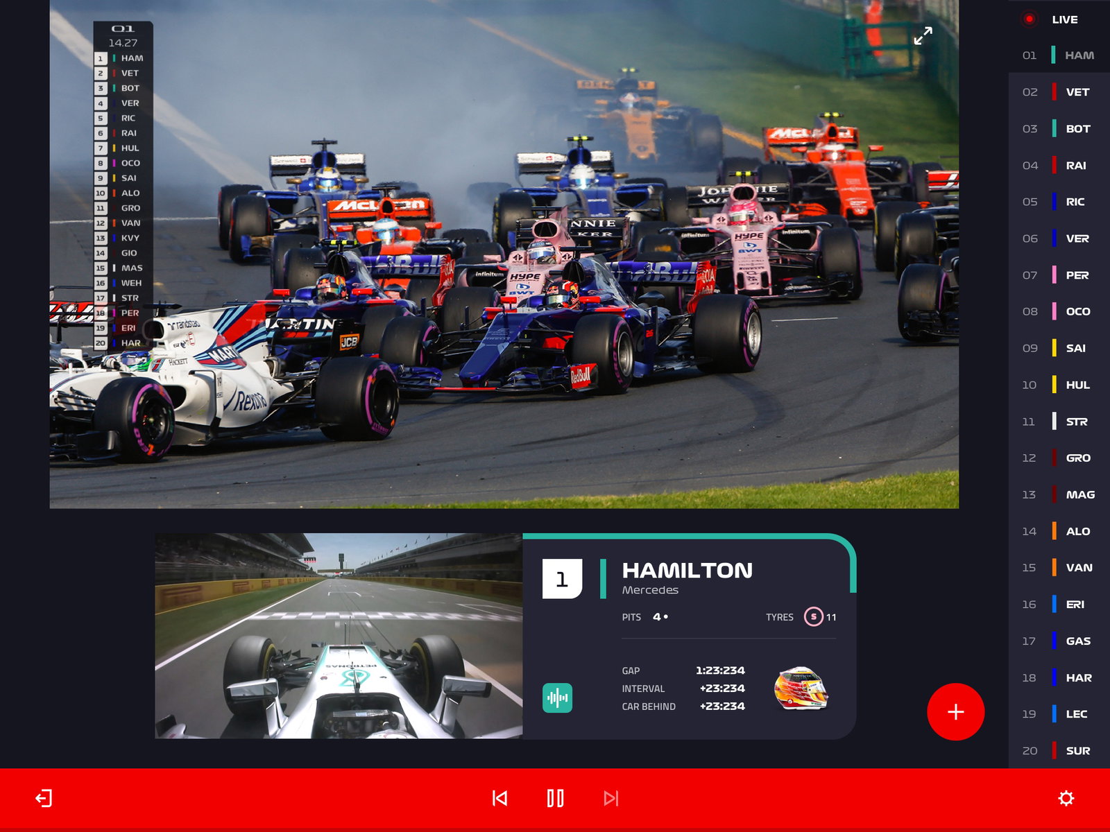 Waktu tes F1 Barcelona - Selasa pukul 17:00