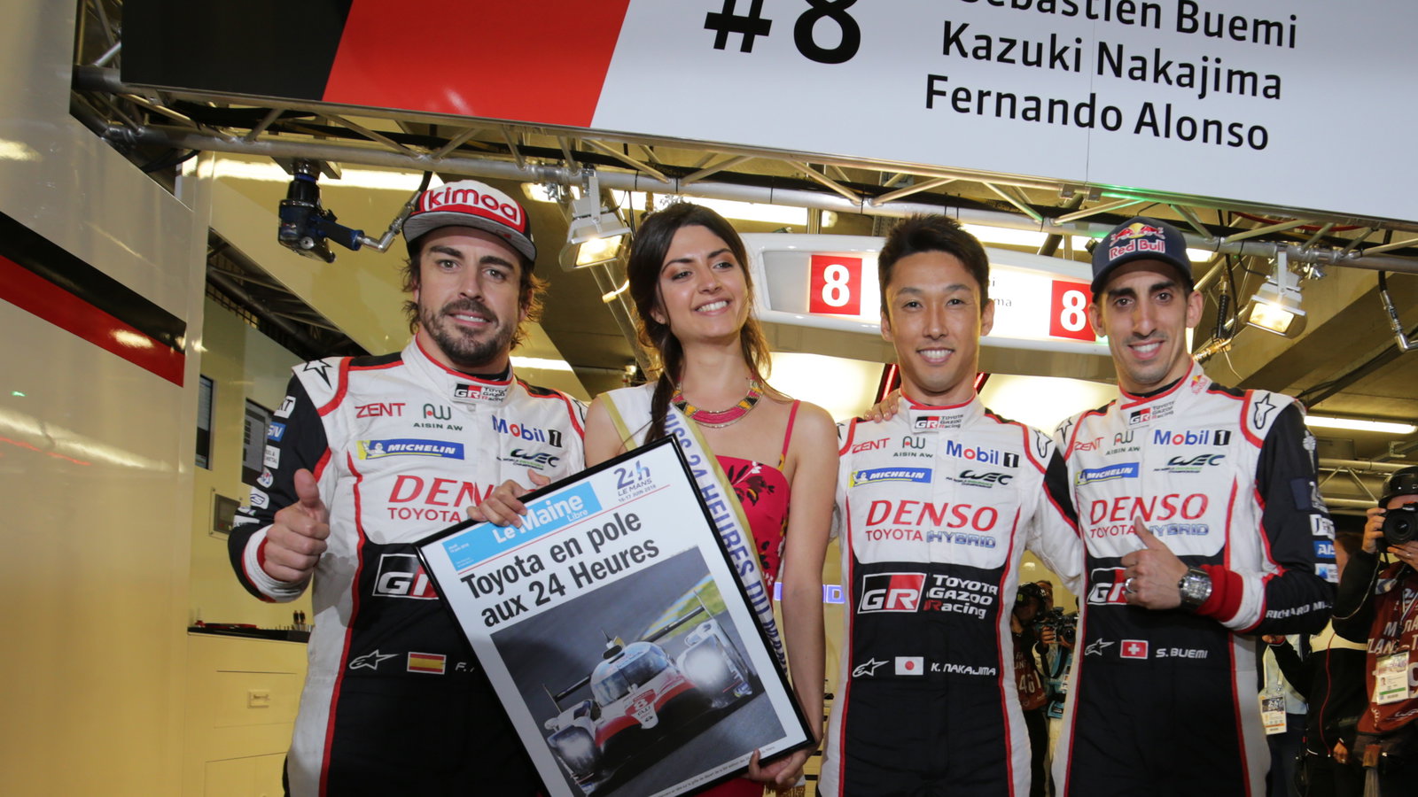 Kazuki Nakajima leads Toyota charge to Le Mans pole in night qualifying
