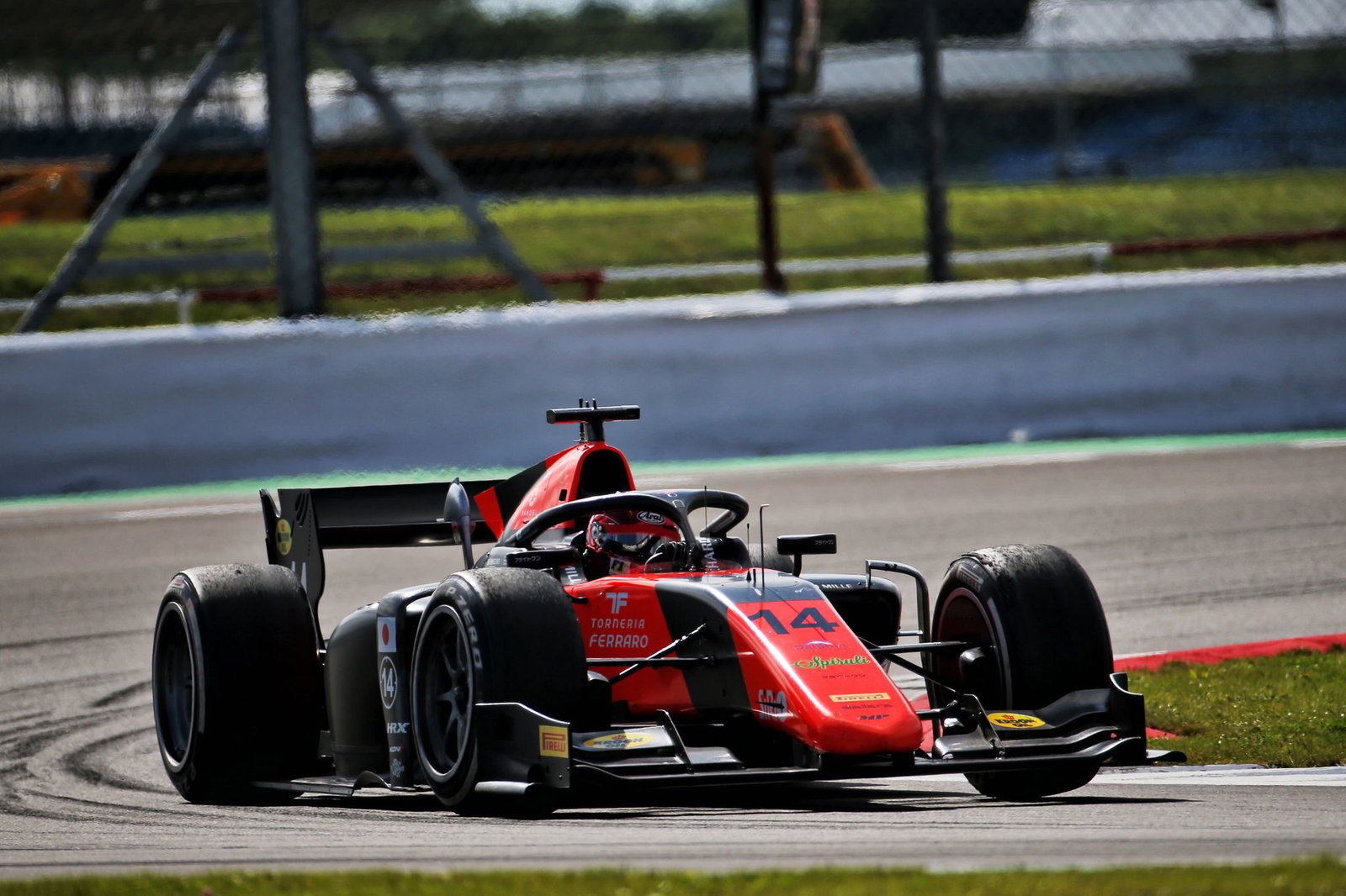 Gelael hospitalised after F2 feature race incident in Barcelona