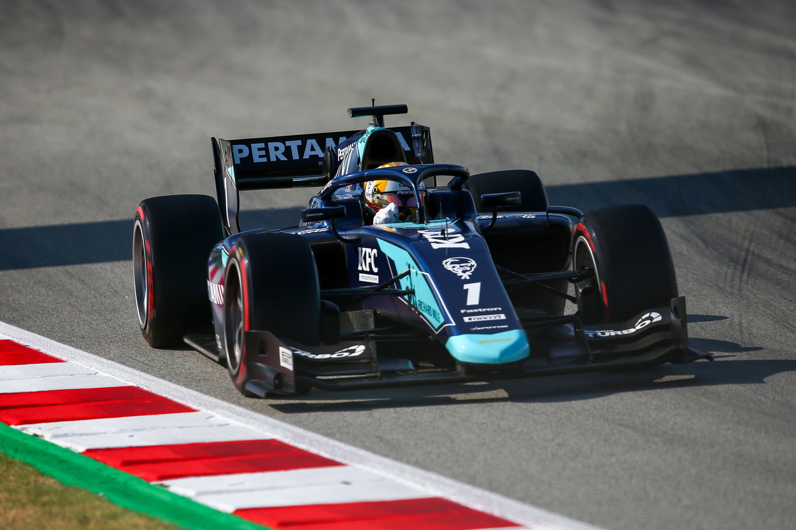 Matsushita takes F2 feature race win from 18th on the grid in Spain