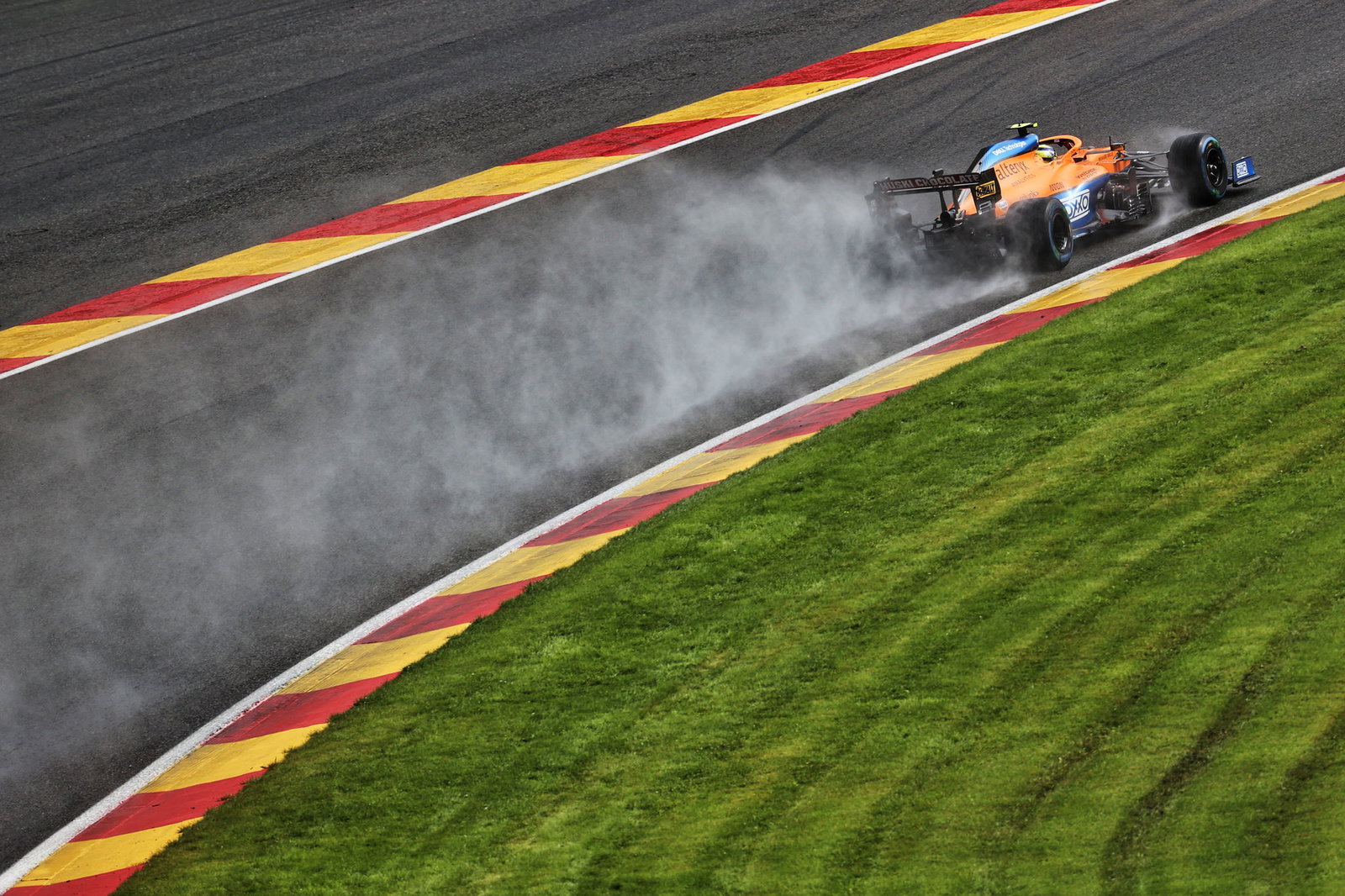 F1 Belgian GP: Red Bull's Max Verstappen a second clear in wet final practice