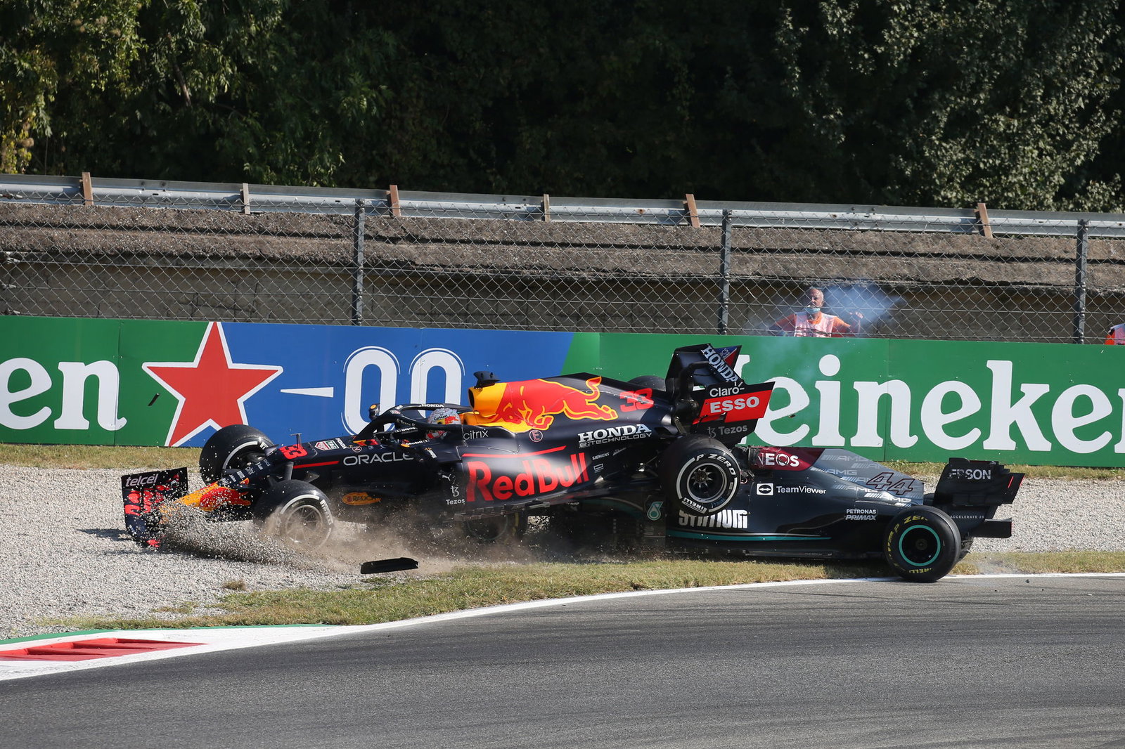 WATCH: Dramatic F1 footage shows new angle of Verstappen/Hamilton crash