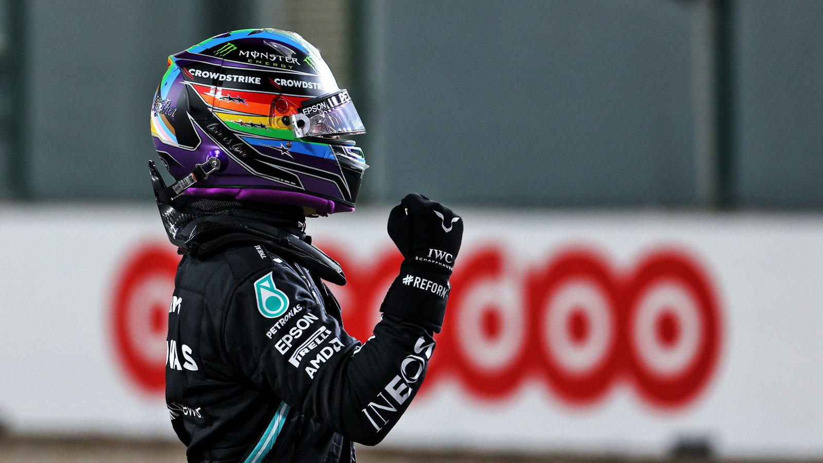 F1 Qatar GP: Lewis Hamilton beats title rival Max Verstappen to pole