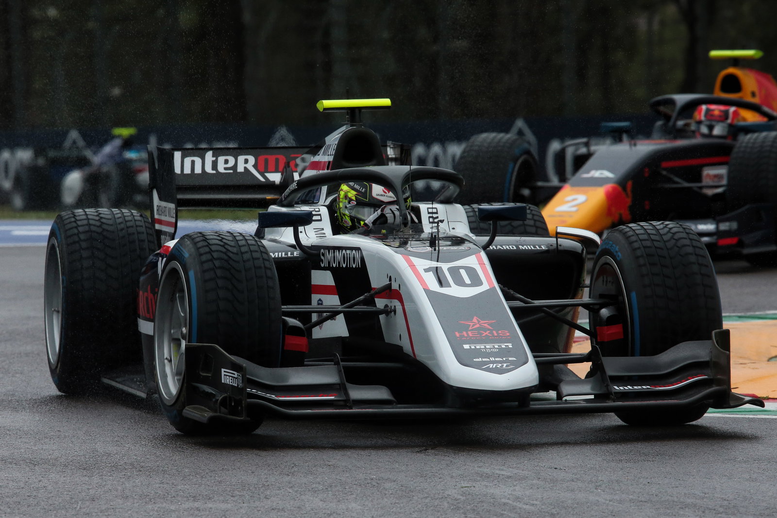 Red Bull F1 junior Juri Vips claims Imola F2 pole in wet conditions