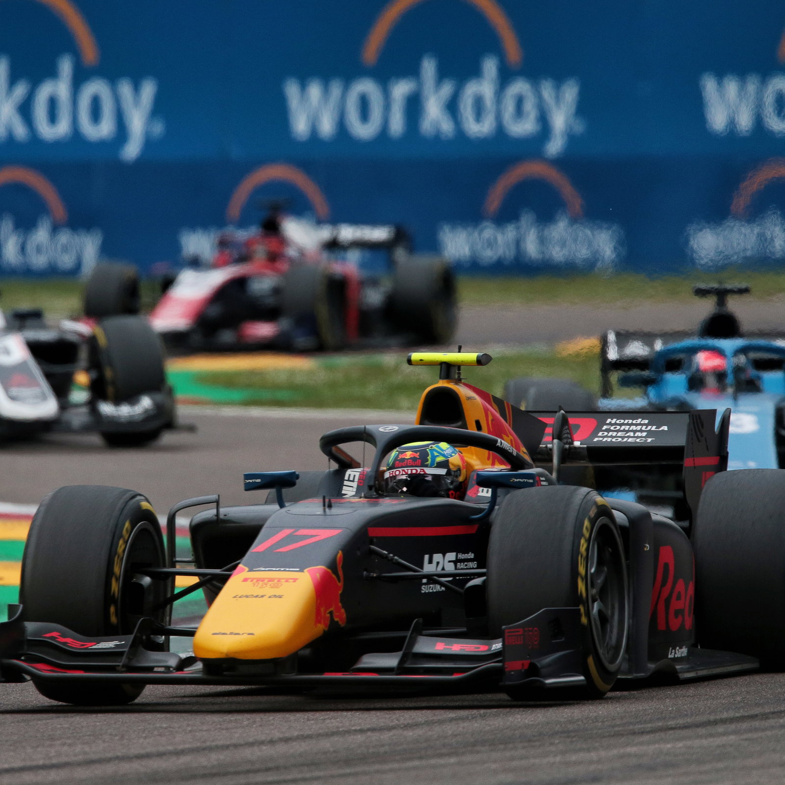 Marcus Armstrong beats Jehan Daruvala to F2 sprint race victory at Imola