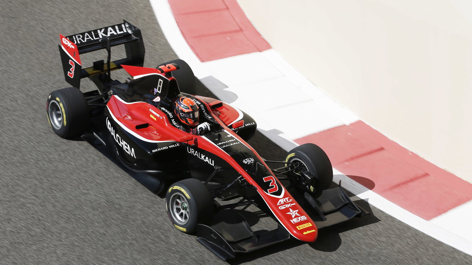 Nikita Mazepin on pole for GP3 finale in Abu Dhabi