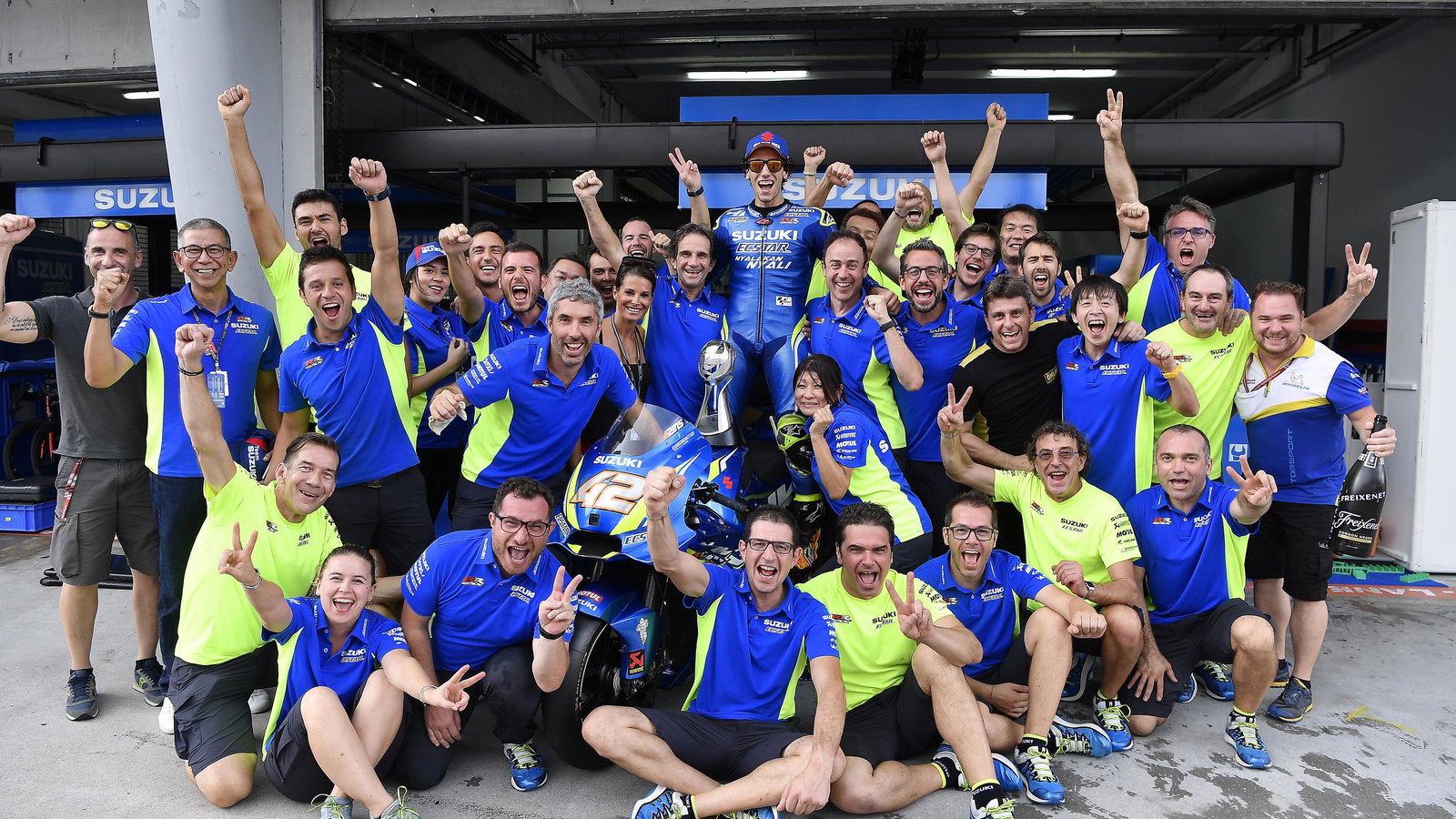 Alex Rins, Suzuki, David Brivio,