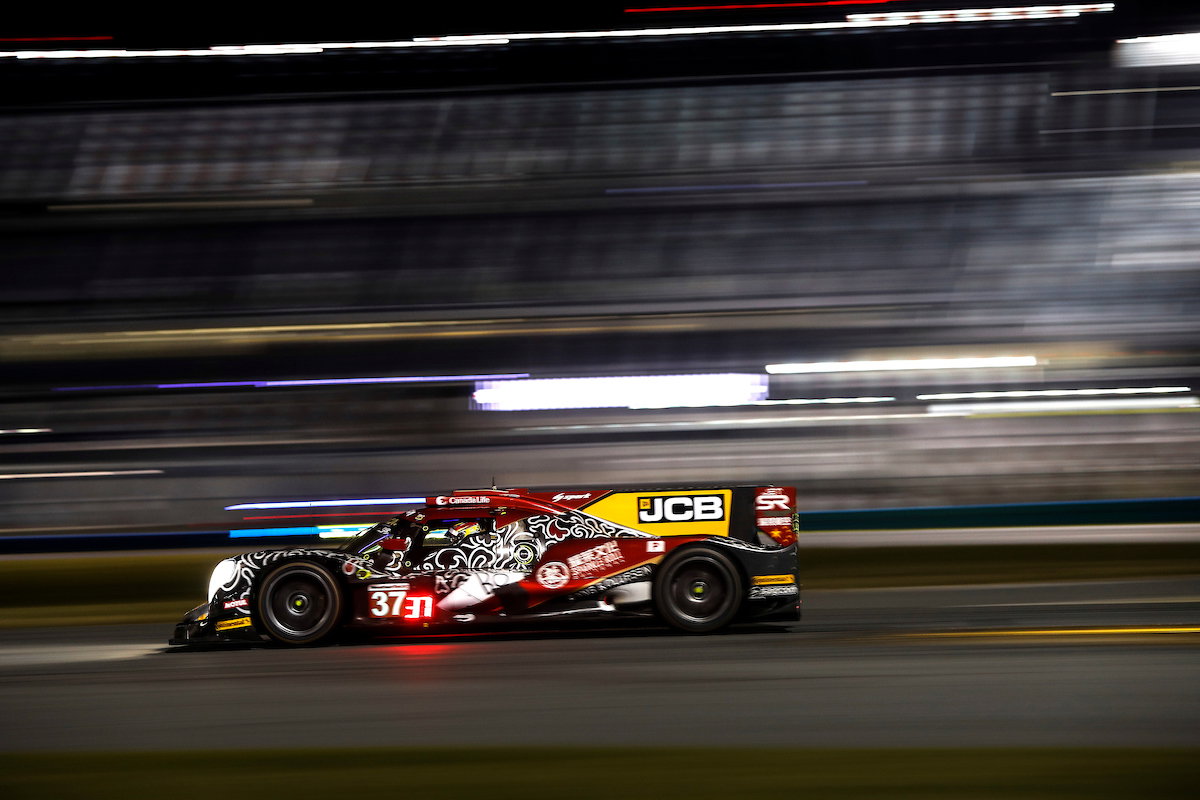 Laju tercepat saat mobil Alonso mengalami kecelakaan di latihan Daytona pertama