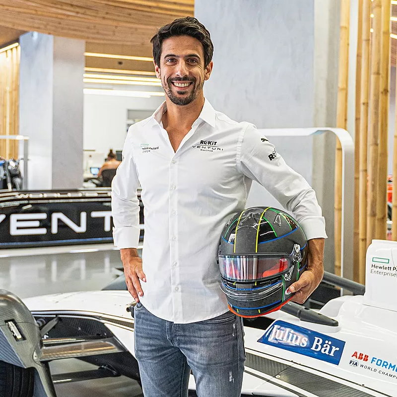 Lucas di Grassi tercepat di Meksiko berbendera merah Formula E FP2