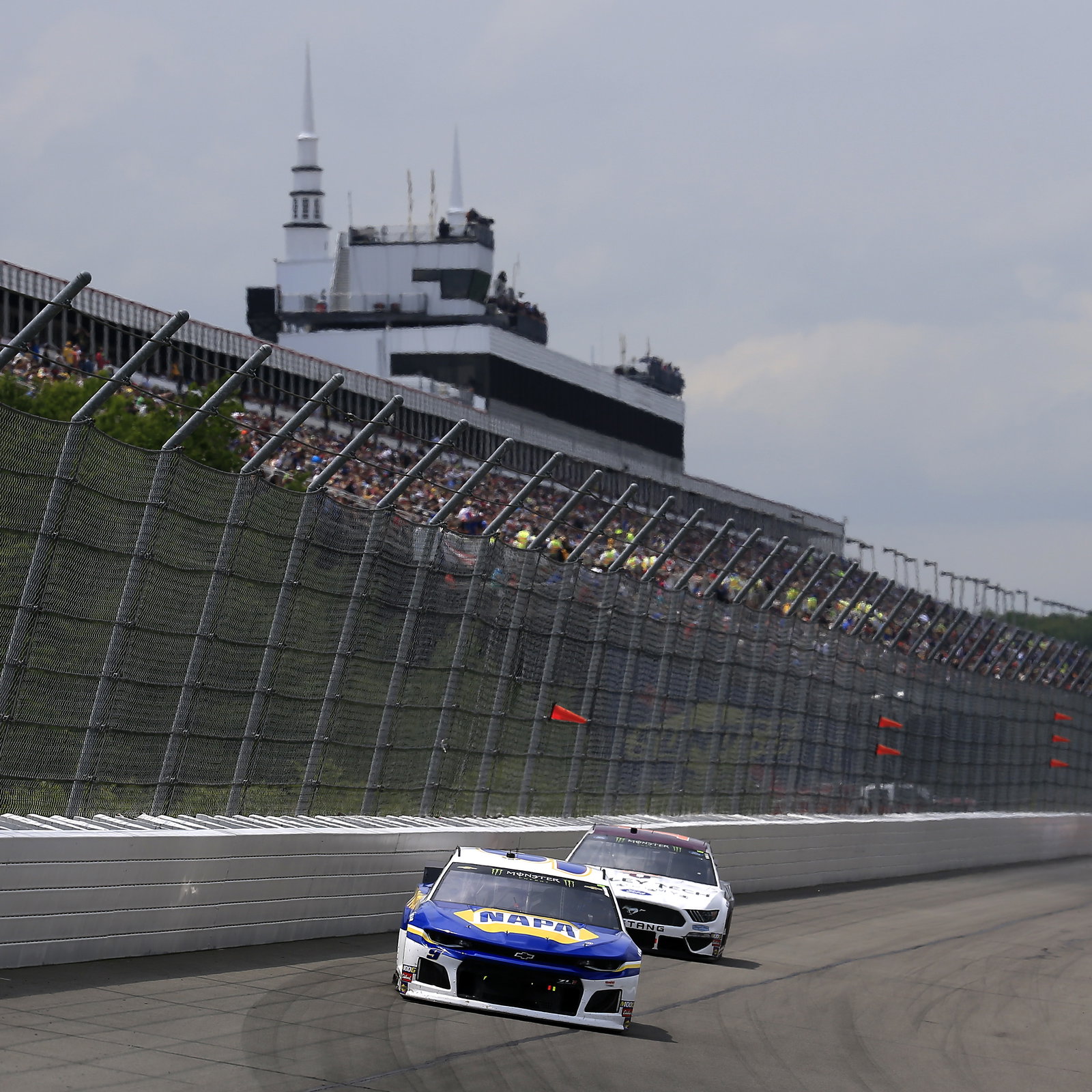 Target team take Pocono pit crew honours.