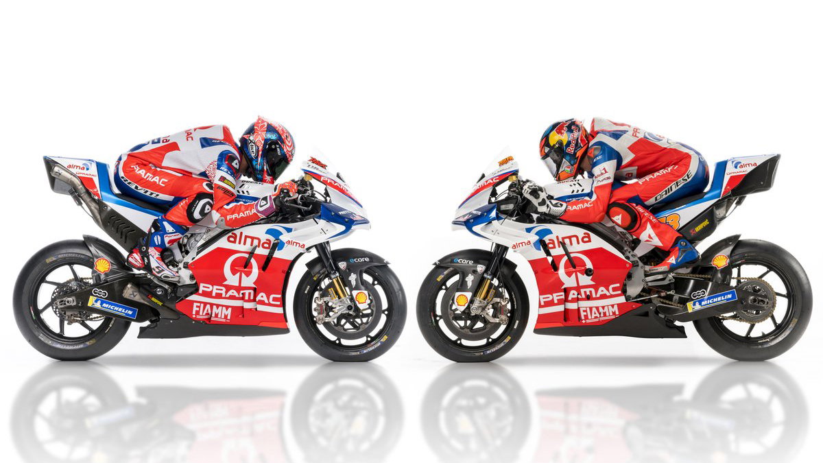 2018 Pramac Ducati, Miller, Petrucci,