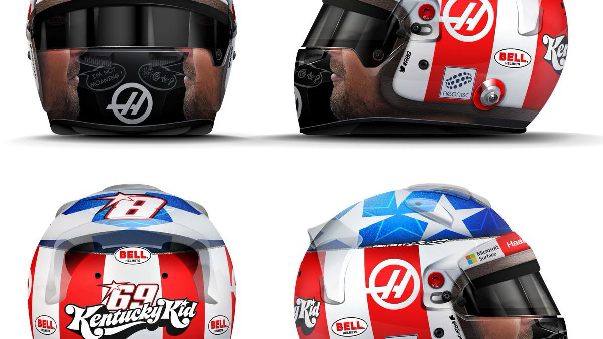 Romain Grosjean, Haas, Nicky Hayden